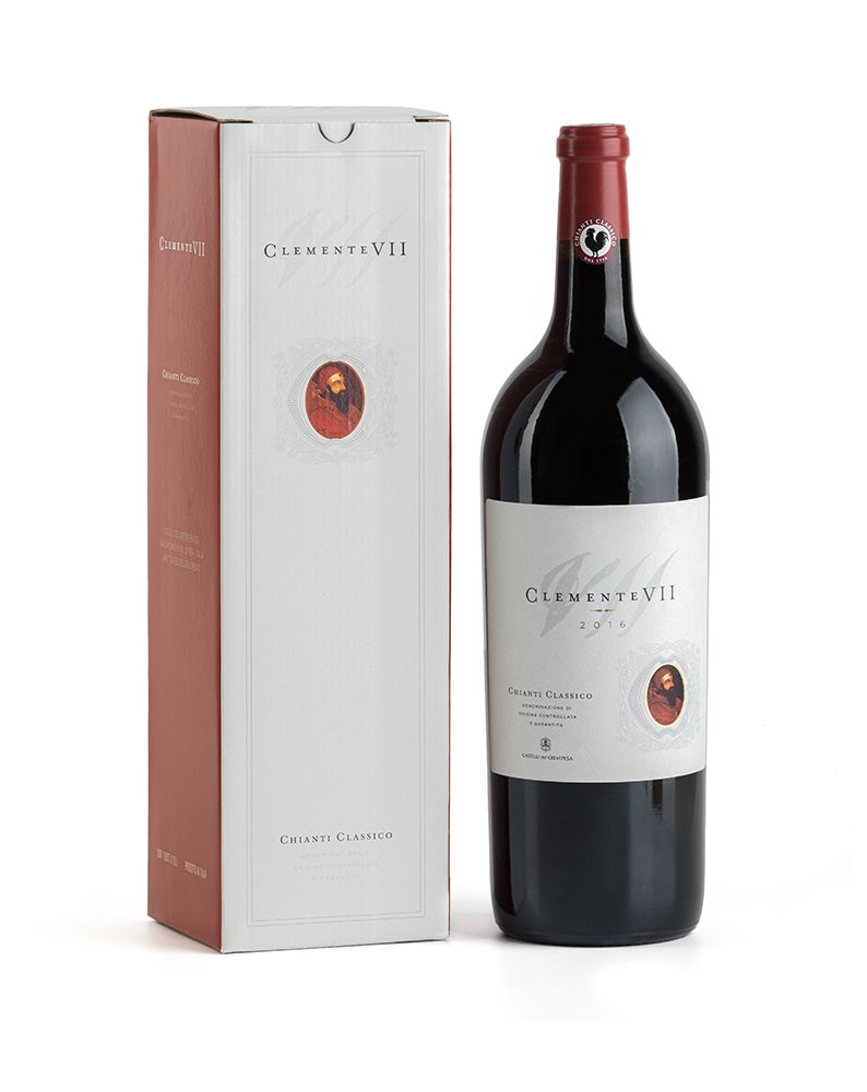 Chianti Classico D.O.C.G. Clemente VII 2016 1500 ml con astuccio Chianti Classico D.O.C.G. Clemente VII 2016 1500 ml con astuccio